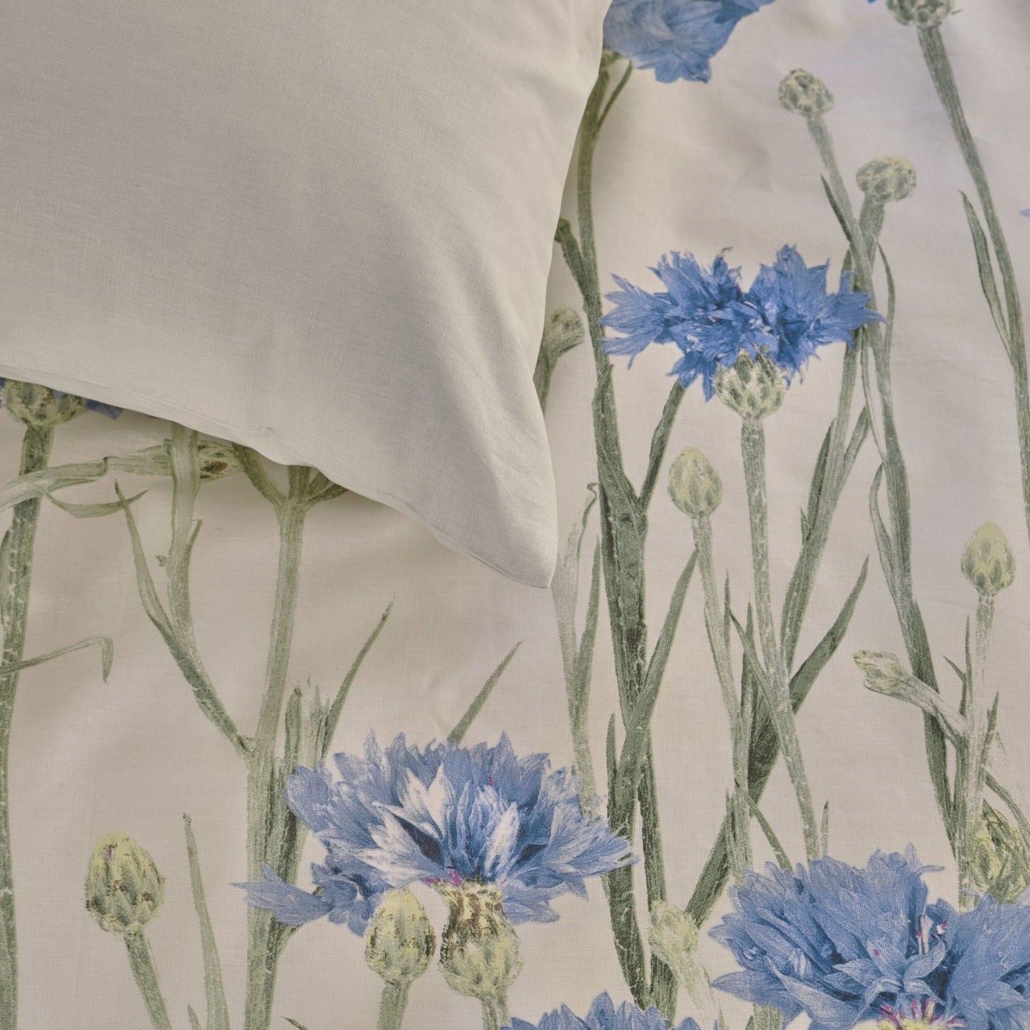 Ariadne at Home Dekbedovertrek Katoen Cornflower Zand