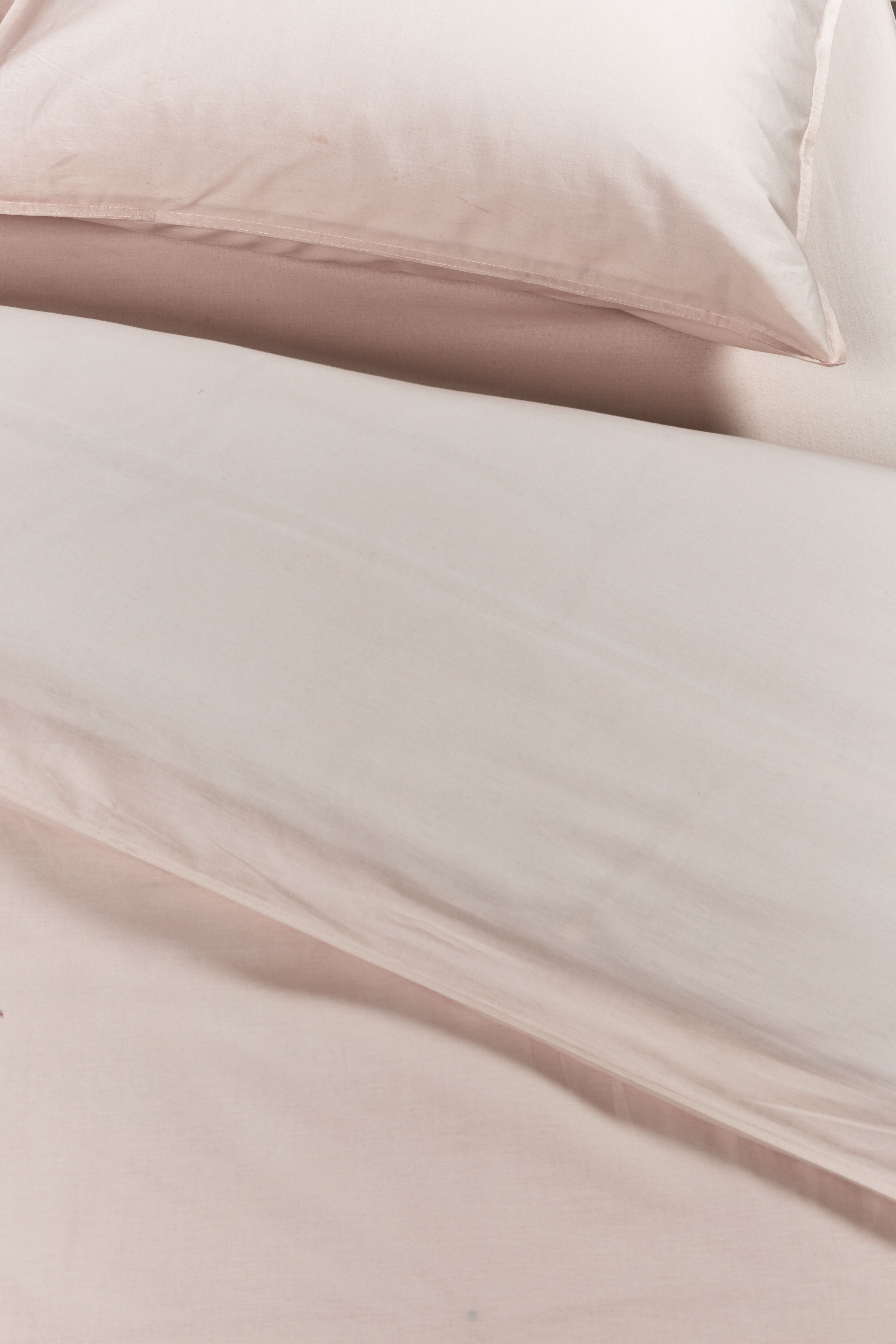 Ambiante Dekbedovertrek Katoen Cotton Uni Licht roze