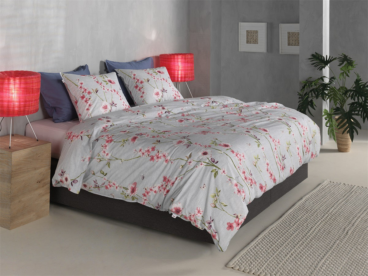 Zo Home Housse de Couette Coton Rafa Bleu