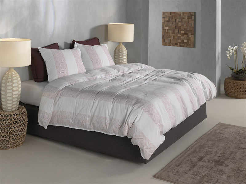 Zo Home Housse de Couette Satin Tratti di Satinado Shady Rose