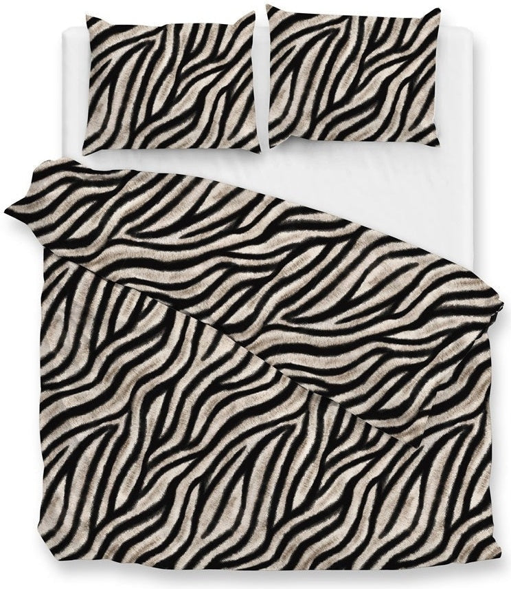 Zo Home Housse de couette Flanelle Zebrato