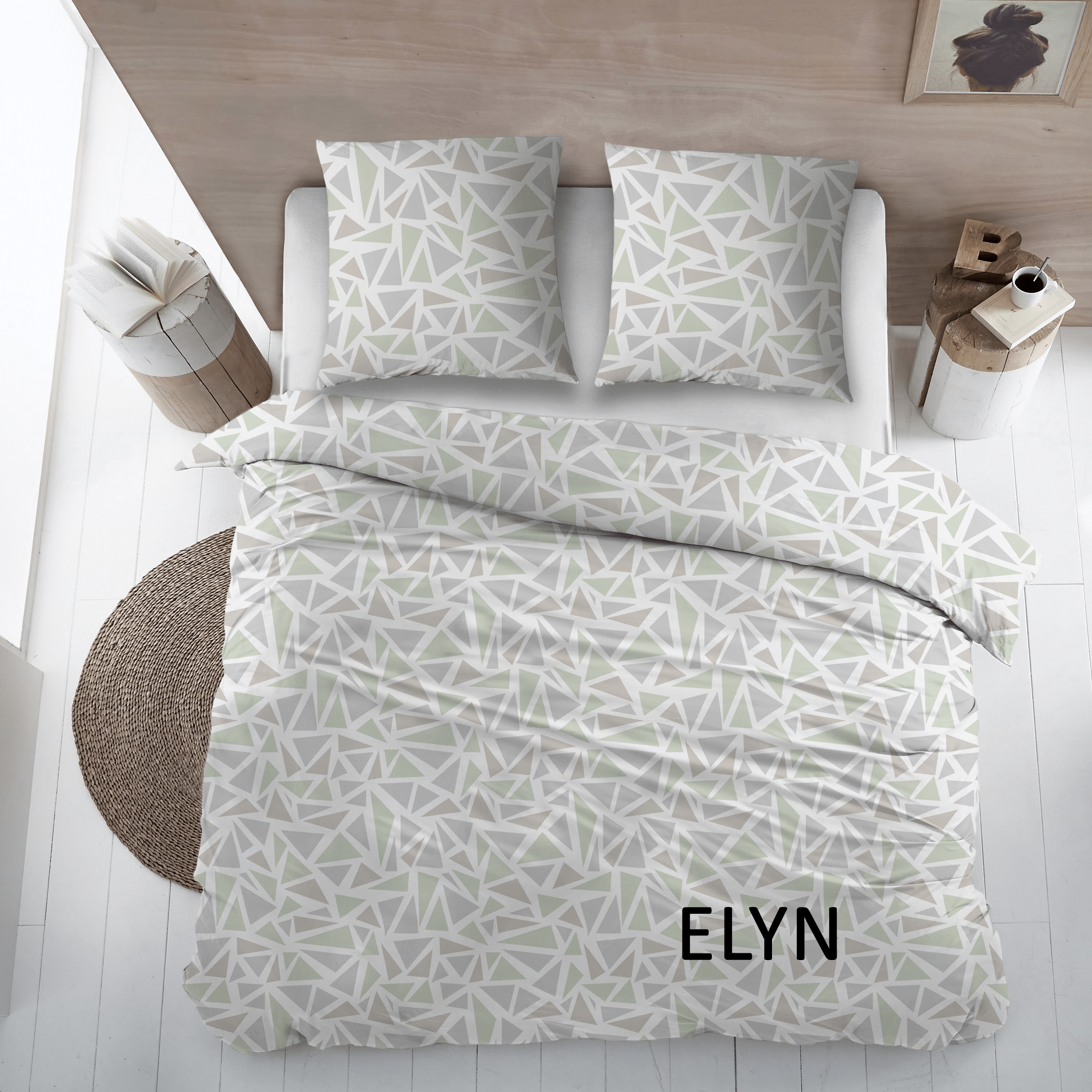 Sleepnight Housse de Couette Flanelle Elyn