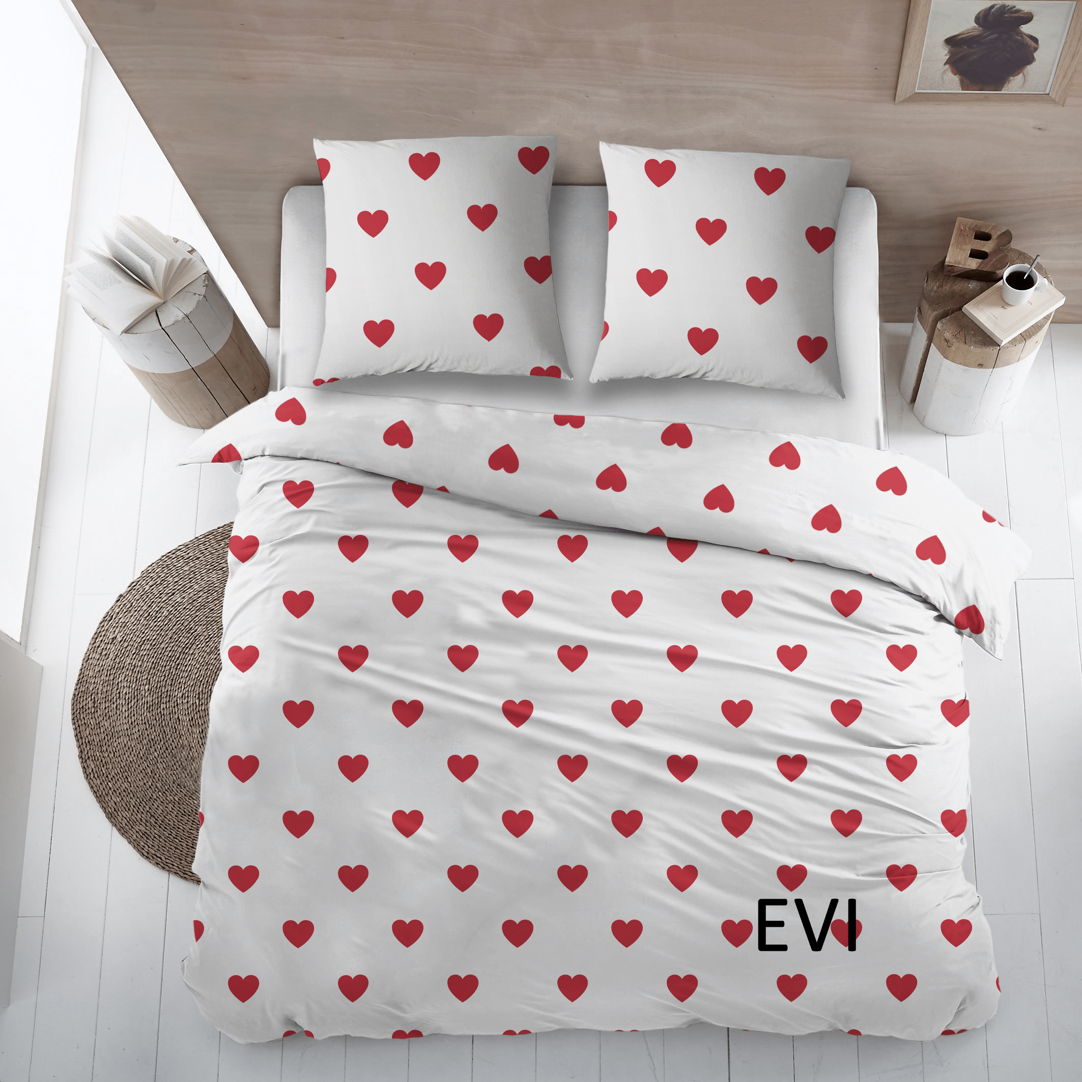 Sleepnight Housse de Couette Flanelle Evi