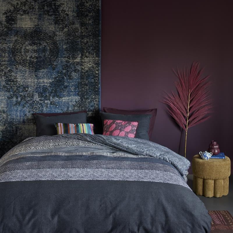 Bedinghouse Housse de couette Flanelle Enzo Bleu