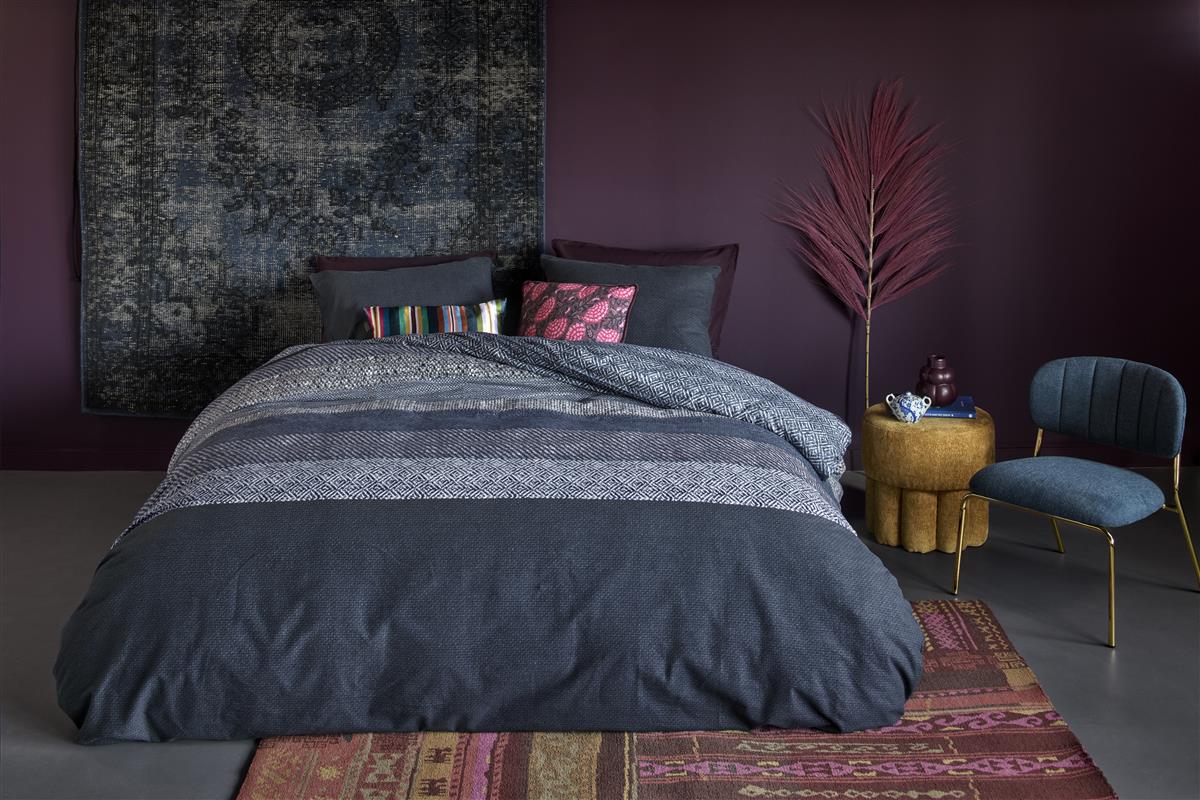 Bedinghouse Housse de couette Flanelle Enzo Bleu