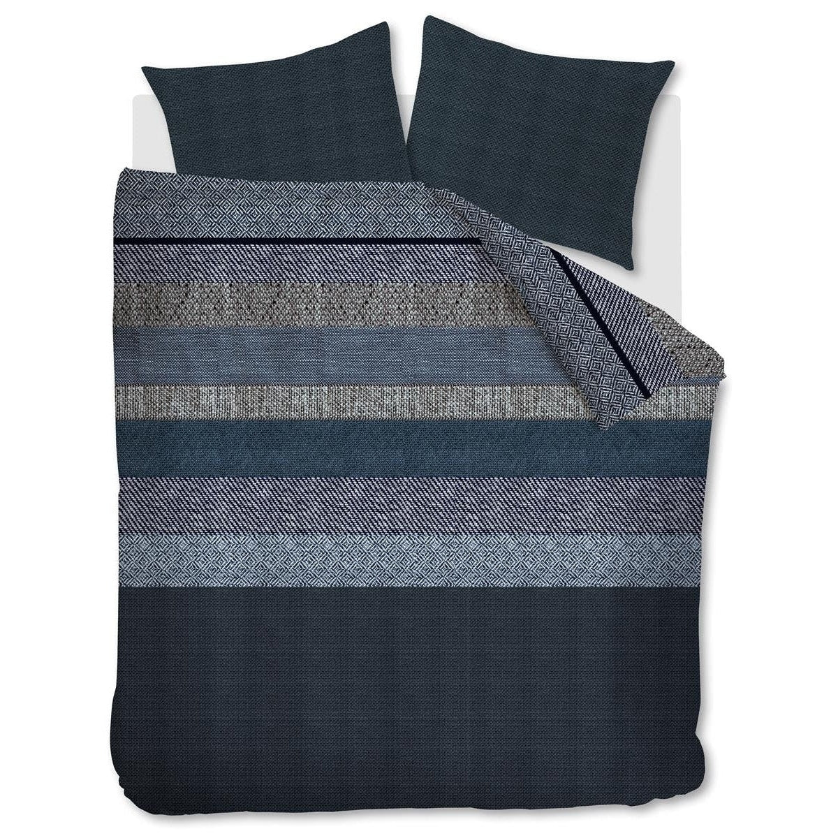 Bedinghouse Housse de couette Flanelle Enzo Bleu