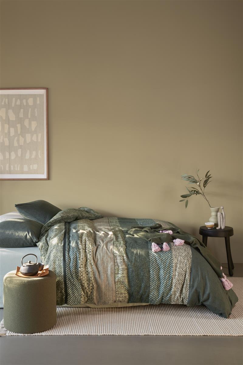 Bedinghouse Housse de couette Flanelle Enzo Vert