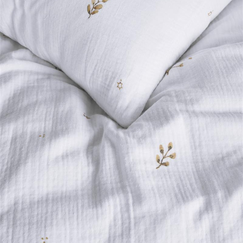 Beddinghouse Dekbedovertrek Katoen Mousseline Evi Naturel