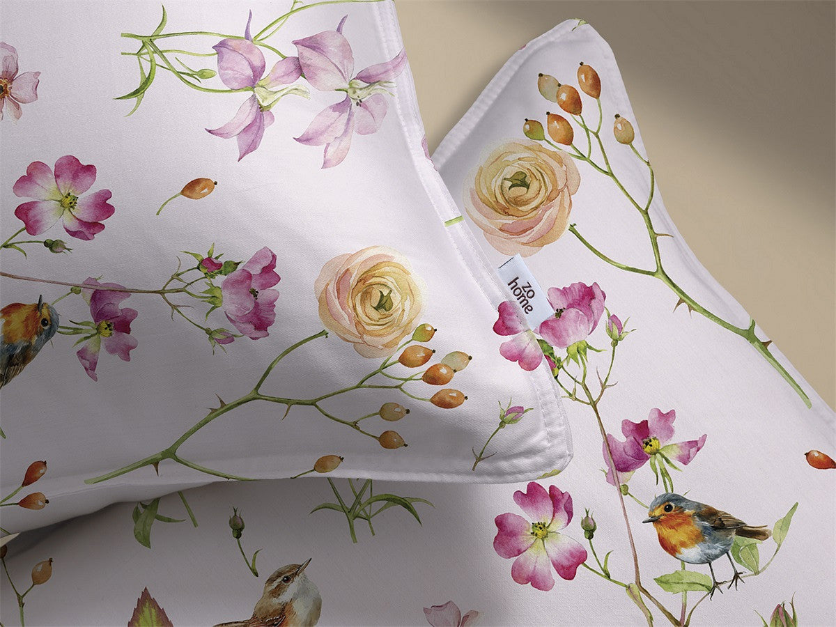 Zo Home Dekbedovertrek Katoen Zita Crystal Pink