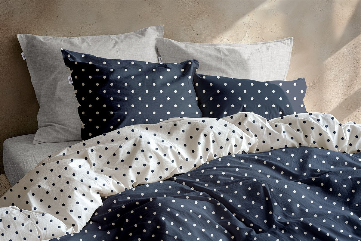 Zo Home Dekbedovertrek Katoen Punta di Cotone Martitime Blue