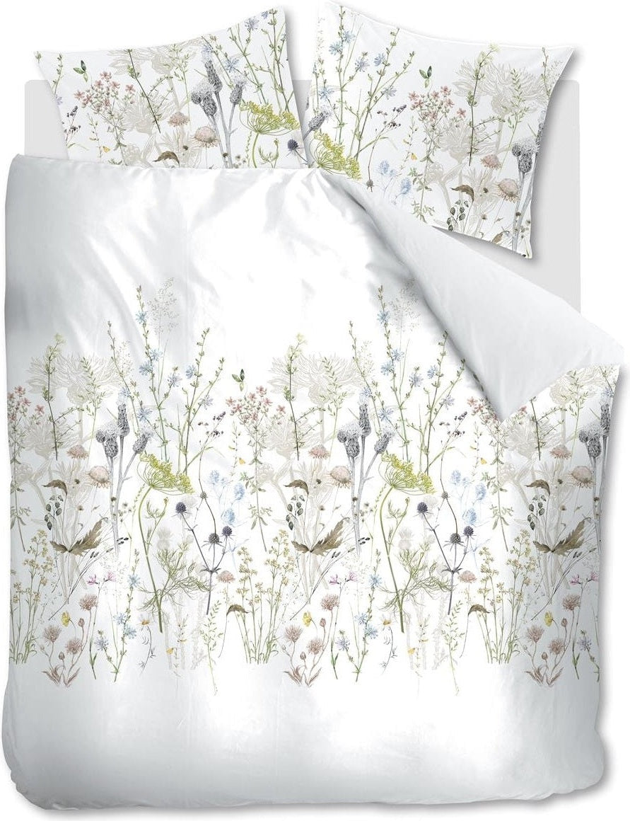 Ariadne at Home Dekbedovertrek Katoen Flowers Flowers Wit