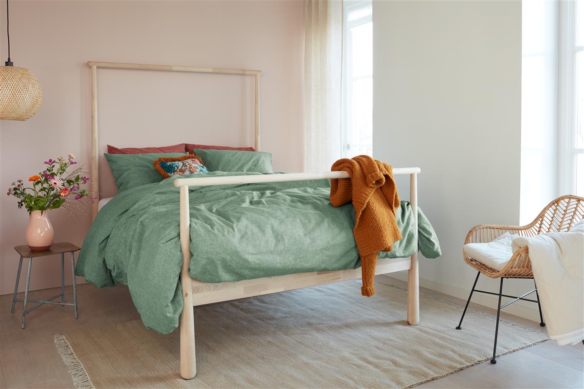 Bedinghouse Housse de couette Flanelle Frost Gris Vert