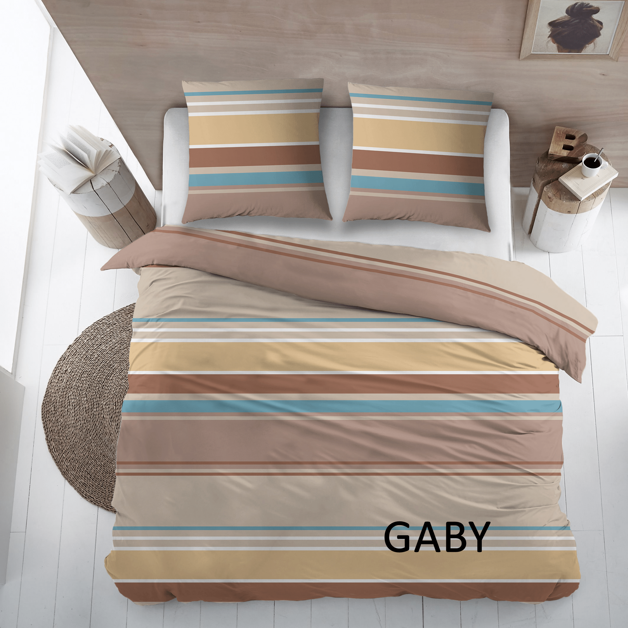 Sleepnight Housse de Couette Flanelle Gaby