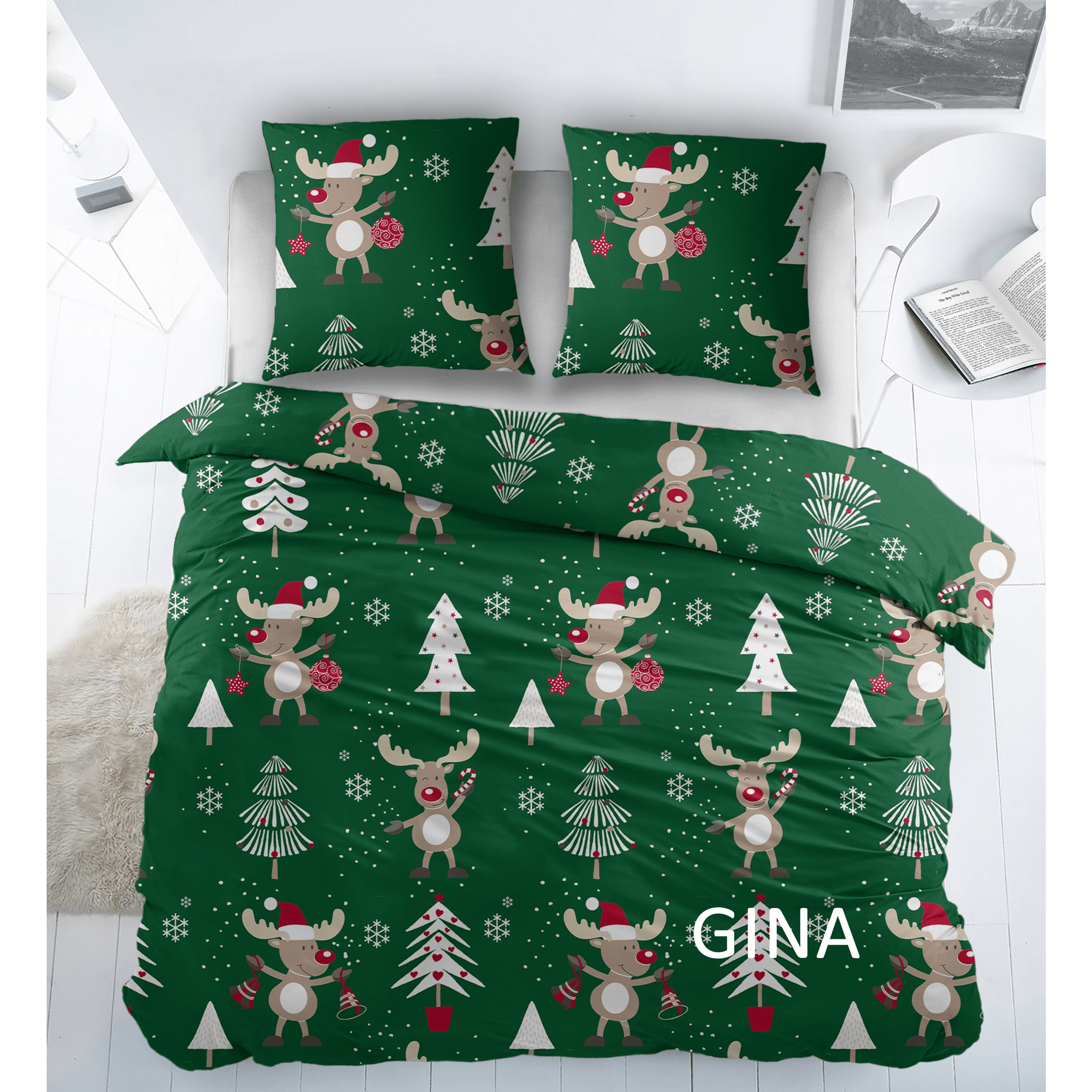 Sleepnight Housse de Couette Flanelle Gina