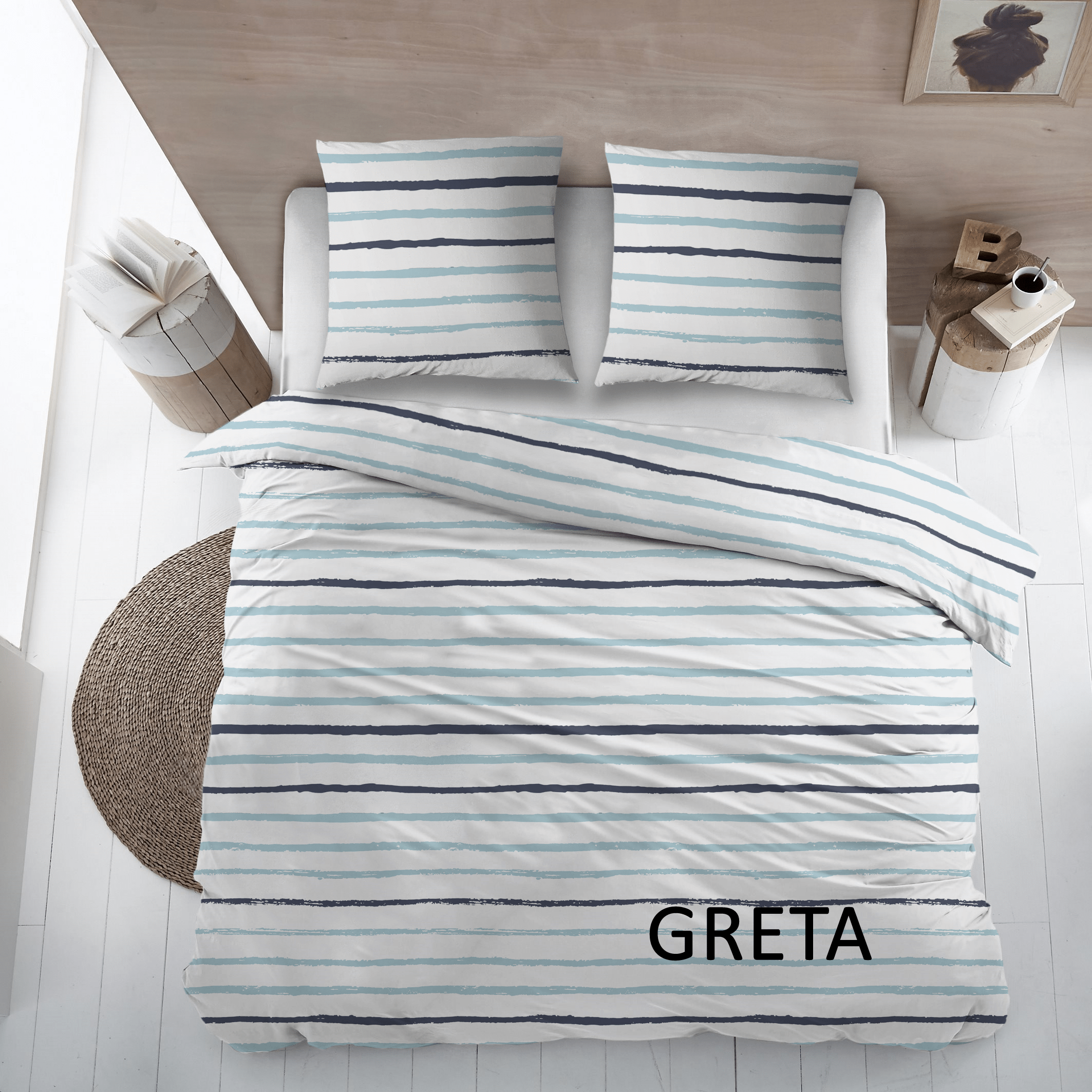 Sleepnight Housse de Couette Flanelle Greta