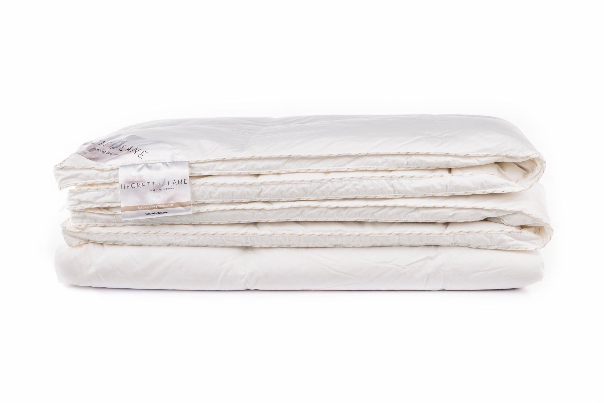 Heckettlane Couette en duvet doré