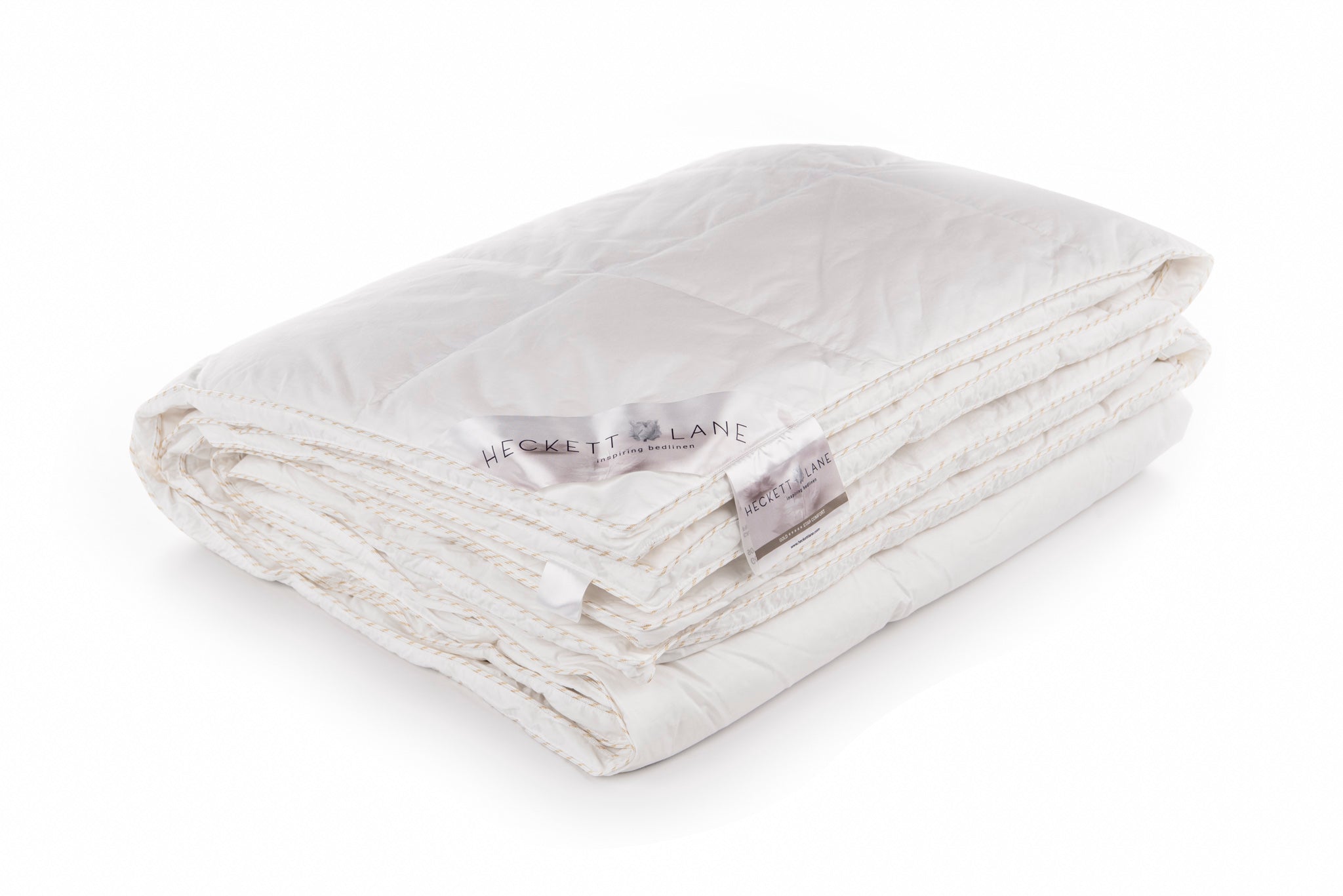 Heckettlane Couette en duvet doré