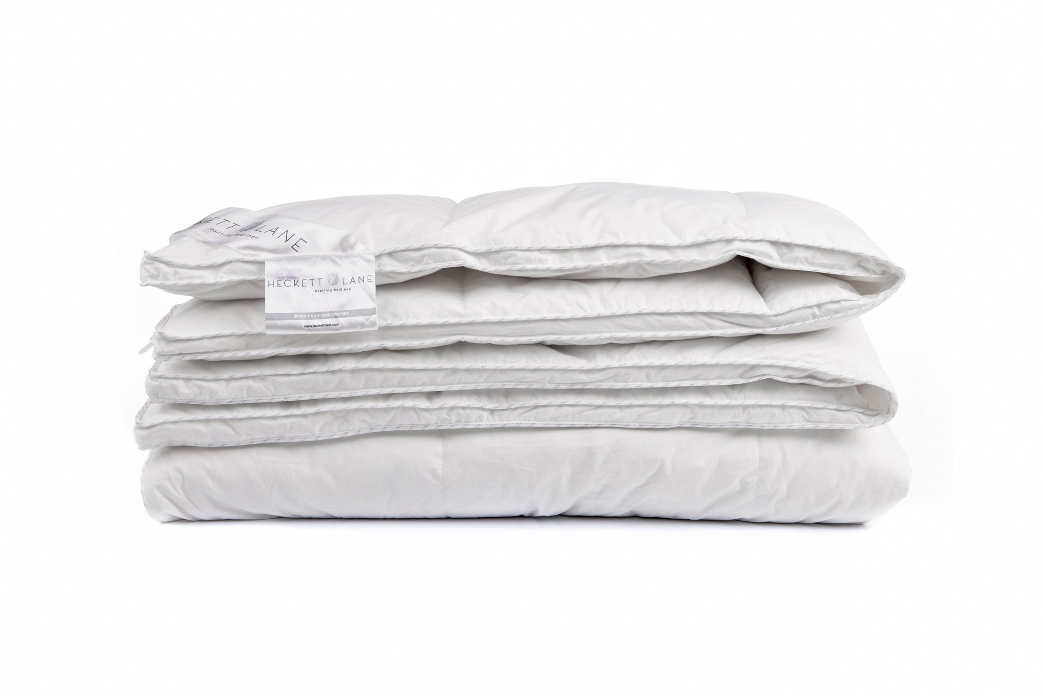 Heckettlane Couette en duvet argenté