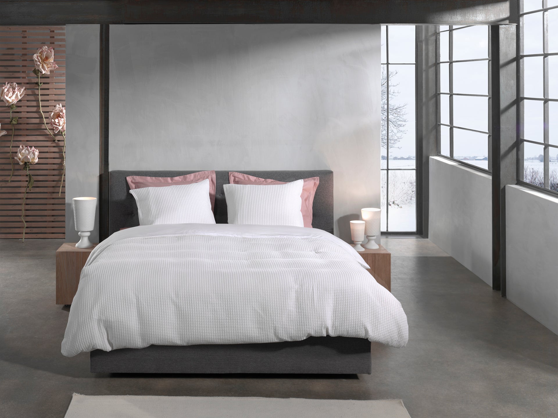 Heckettlane Dekbedovertrek Vafala Super White Katoen