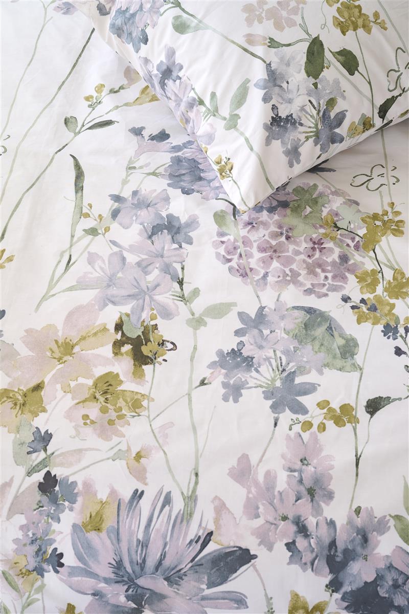 Housse de couette Ariadne at Home en coton hortensia pastel