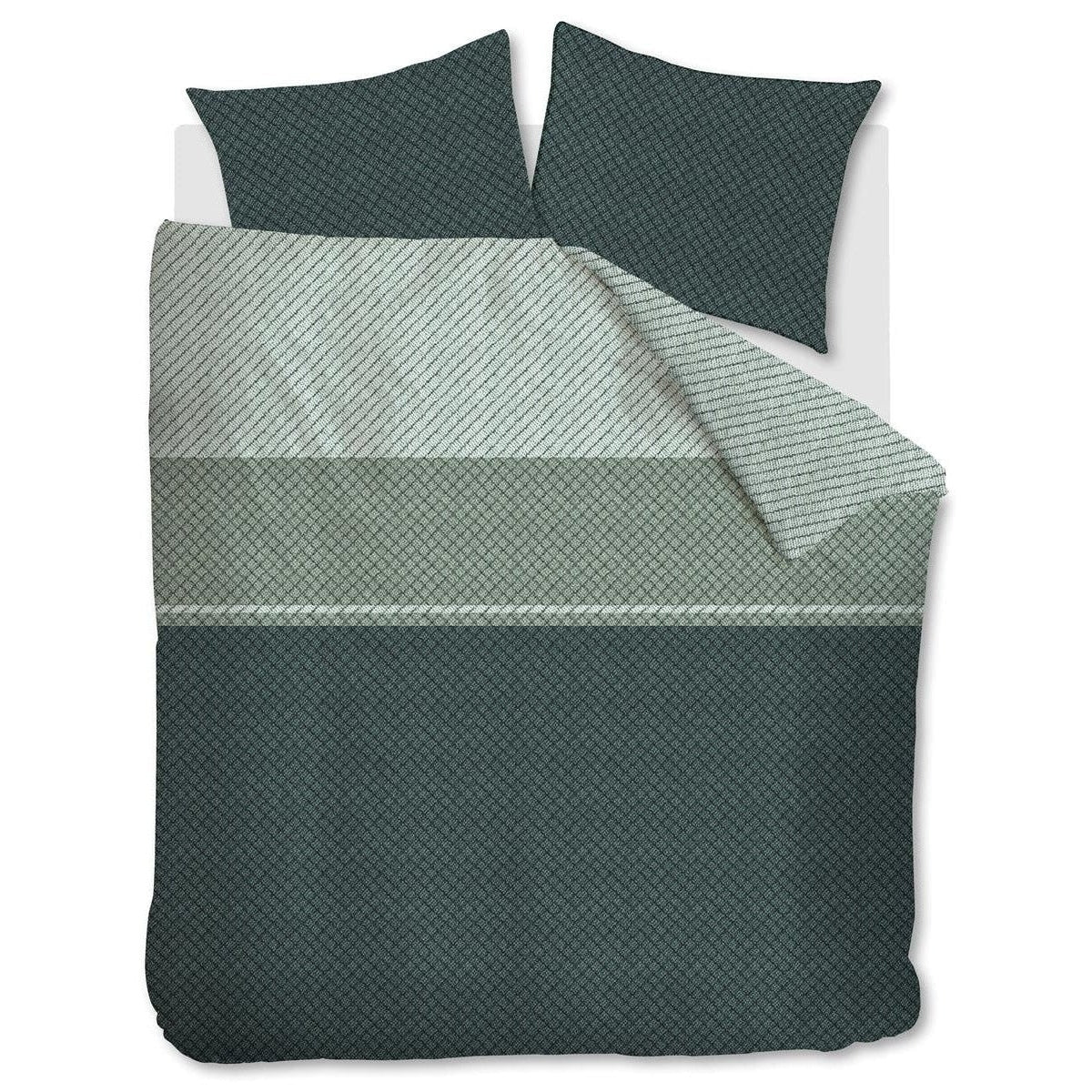 Bedinghouse Housse de couette Coton Imre Vert