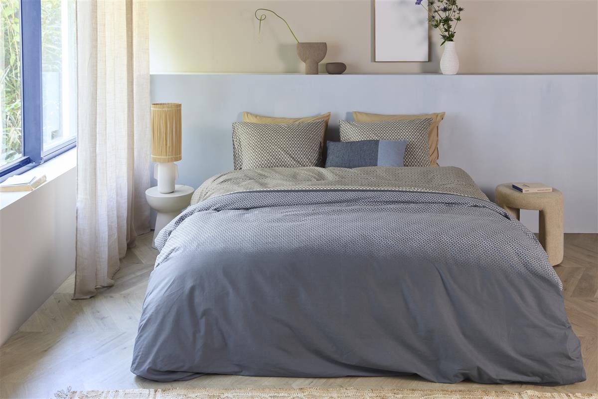 Beddinghouse Dekbedovertrek Katoen Jimmy Blauw