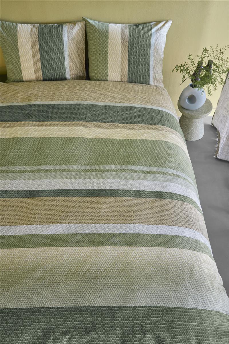 Beddinghouse Dekbedovertrek Katoen Jorren Olijfgroen