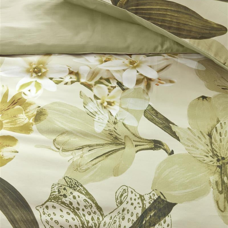 Beddinghouse Dekbedovertrek Satijn Kiley Groen