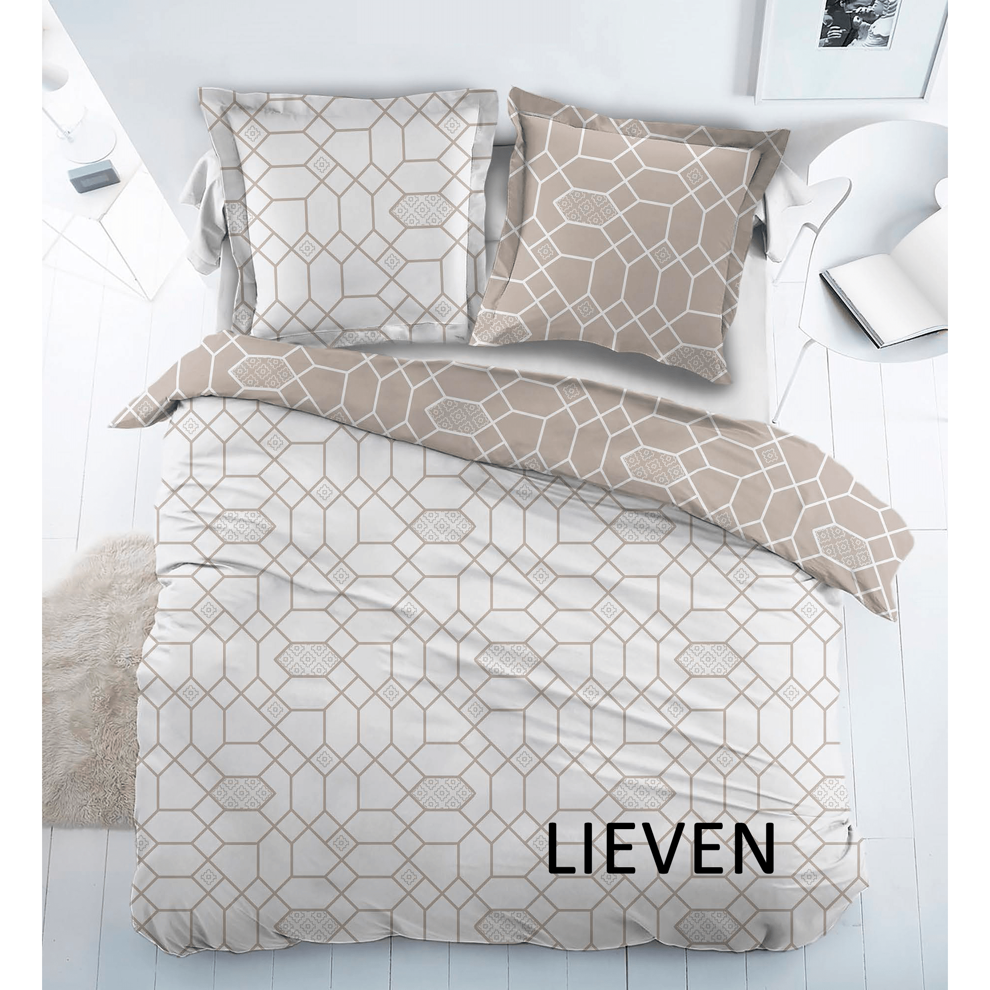 Sleepnight Housse de Couette Flanelle Lieven
