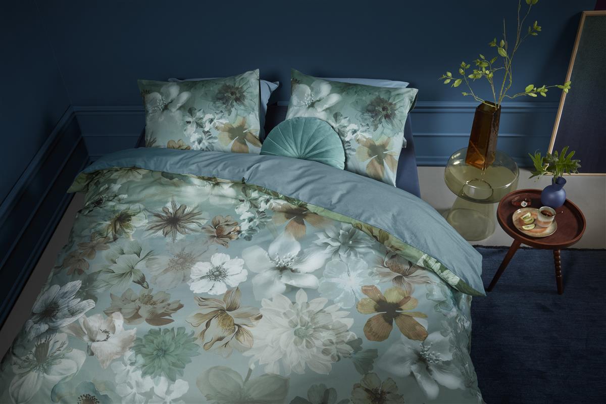 Beddinghouse Dekbedovertrek Katoen Lou Blue Green