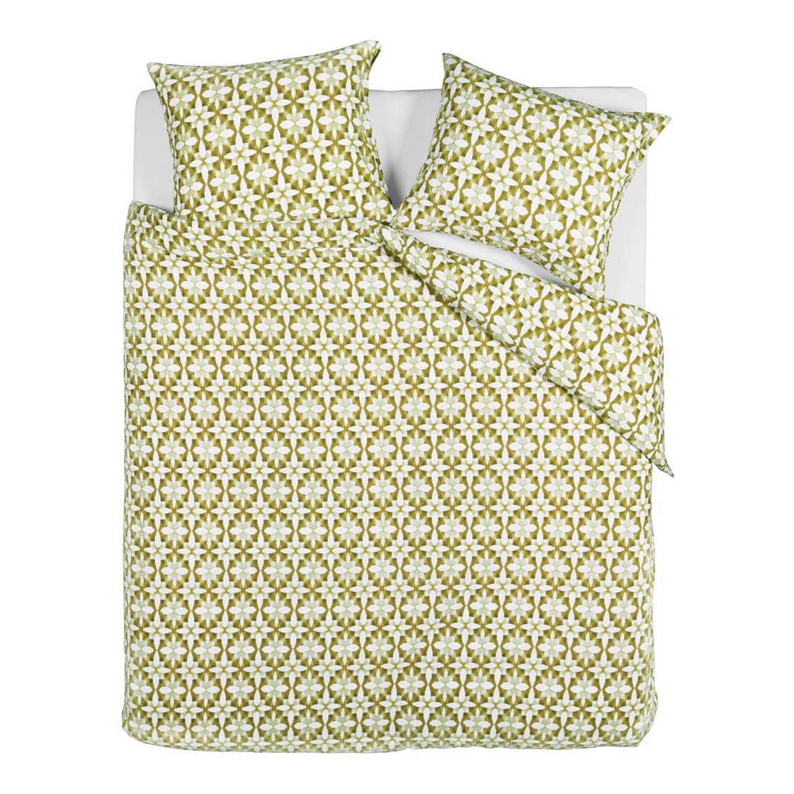 Beddinghouse Dekbedovertrek Seersucker Mae Groen
