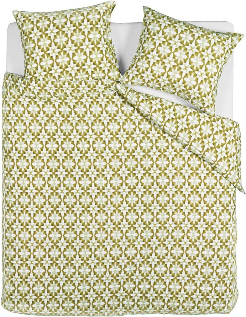 Beddinghouse Dekbedovertrek Seersucker Mae Groen