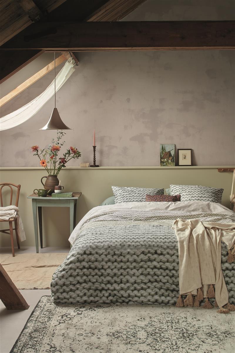 Ariadne at Home Housse de couette Coton Mélangé Vert