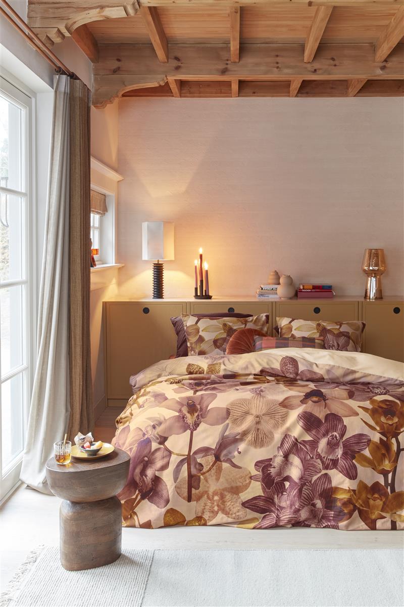 Beddinghouse Dekbedovertrek Satijn Orchid Terra