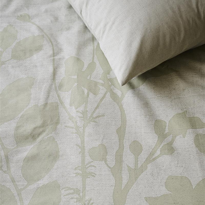 Ariadne at Home Dekbedovertrek Katoen Plant Licht groen