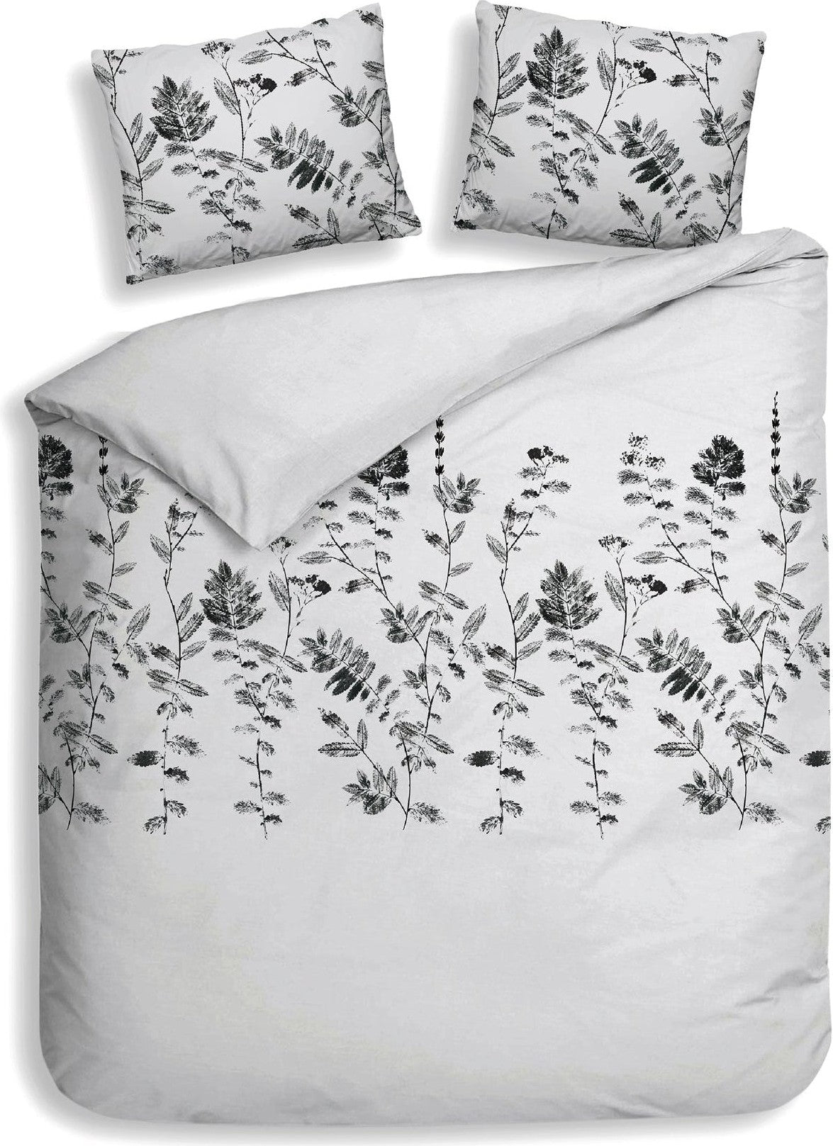 Housse de couette Heckettlane Flanelle Rocco Gris