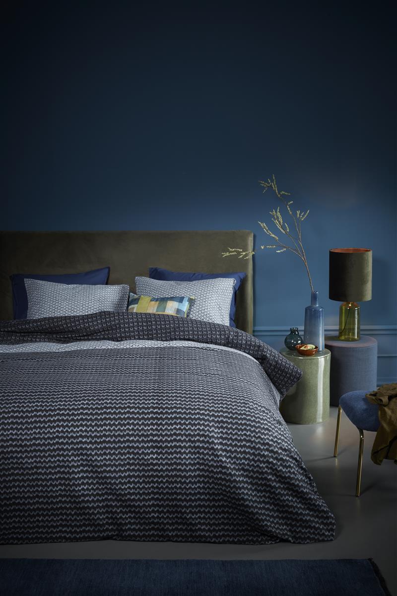 Beddinghouse Dekbedovertrek Flanel River Blue