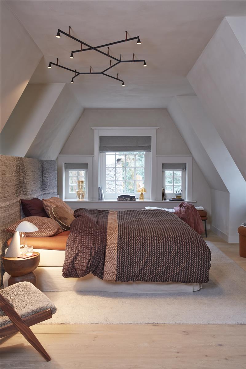 Beddinghouse Dekbedovertrek Flanel River Dark Red