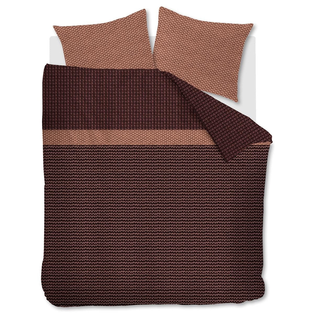 Bedinghouse Housse de couette Flannel River Rouge Foncé