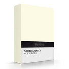 Romanette hoeslaken double jersey ivoor