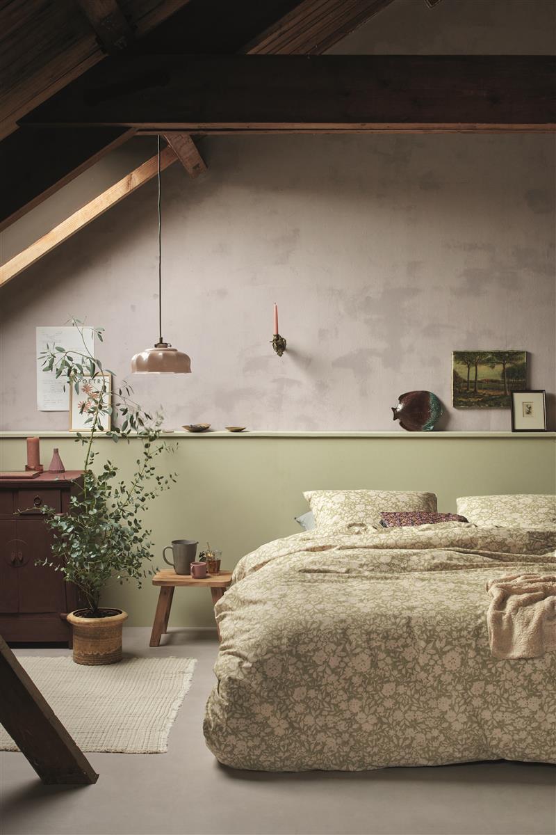 Ariadne at Home Housse de couette Coton Formes Vert