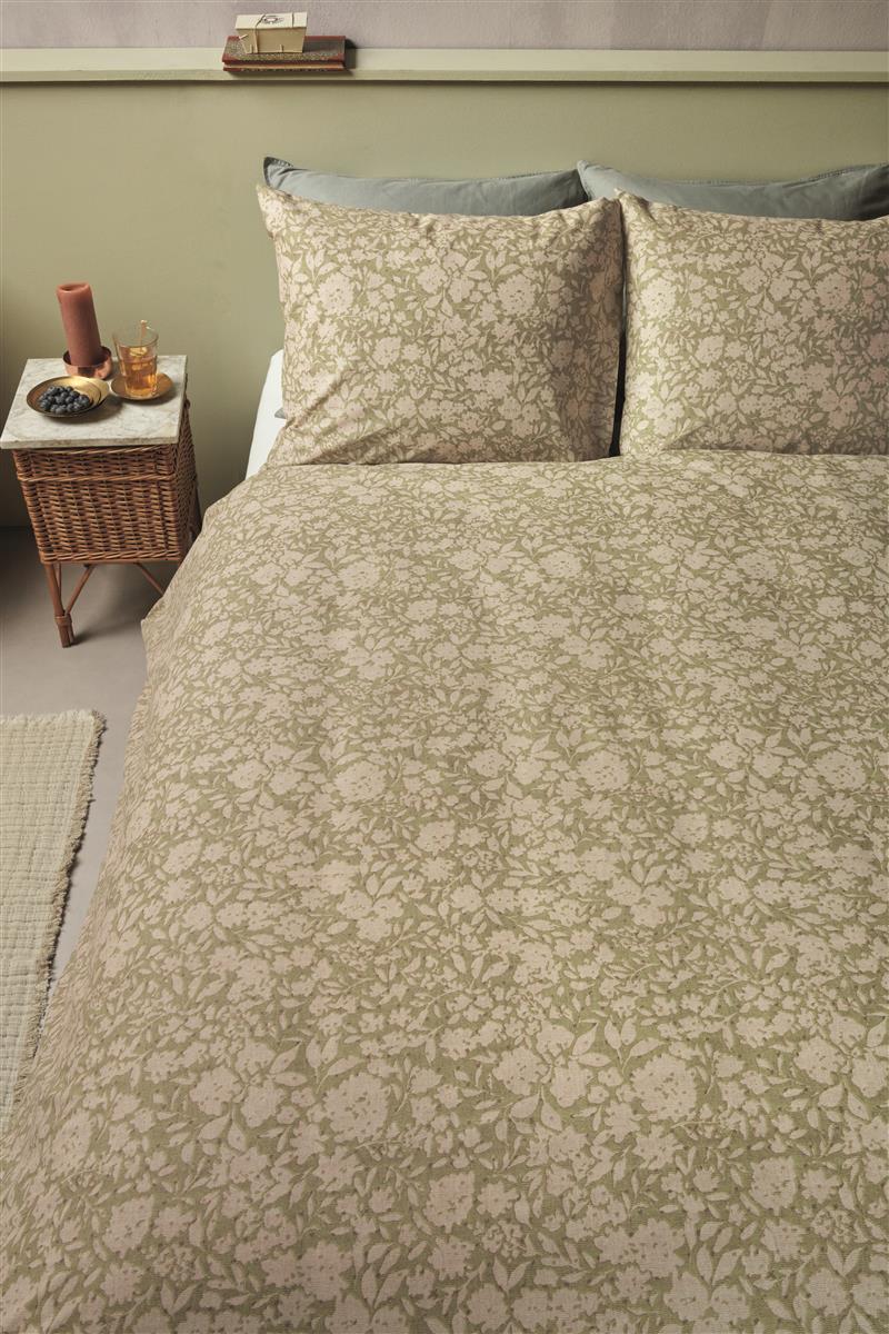 Ariadne at Home Housse de couette Coton Formes Vert