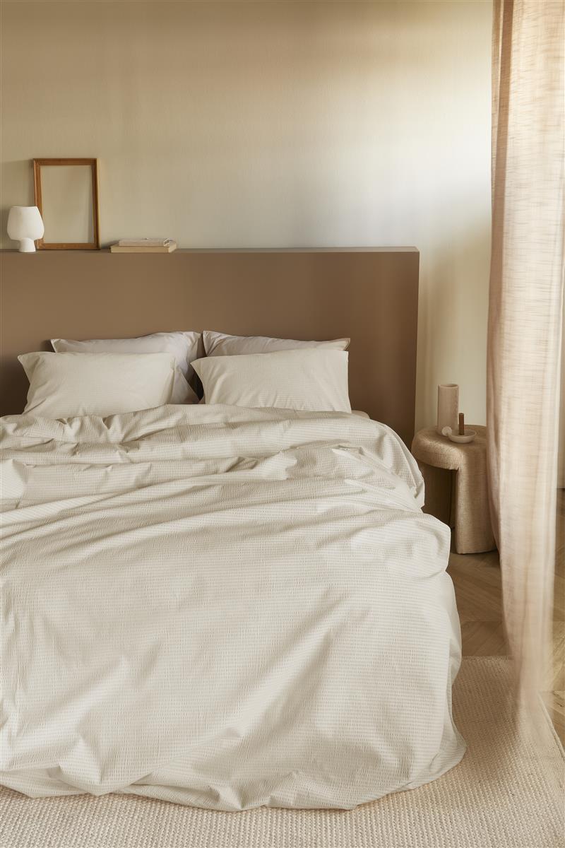 Beddinghouse Dekbedovertrek Seersucker Summer Zand