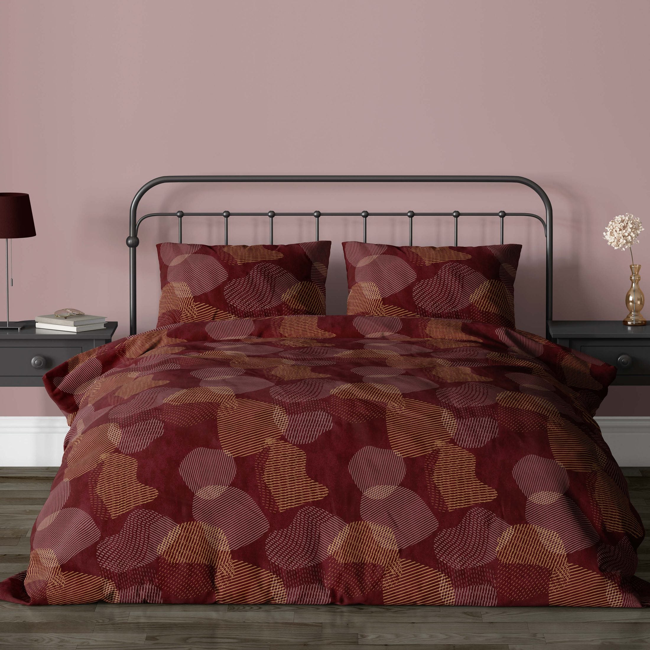 Satin d'Or Bettbezug Satin Bionic Magenta