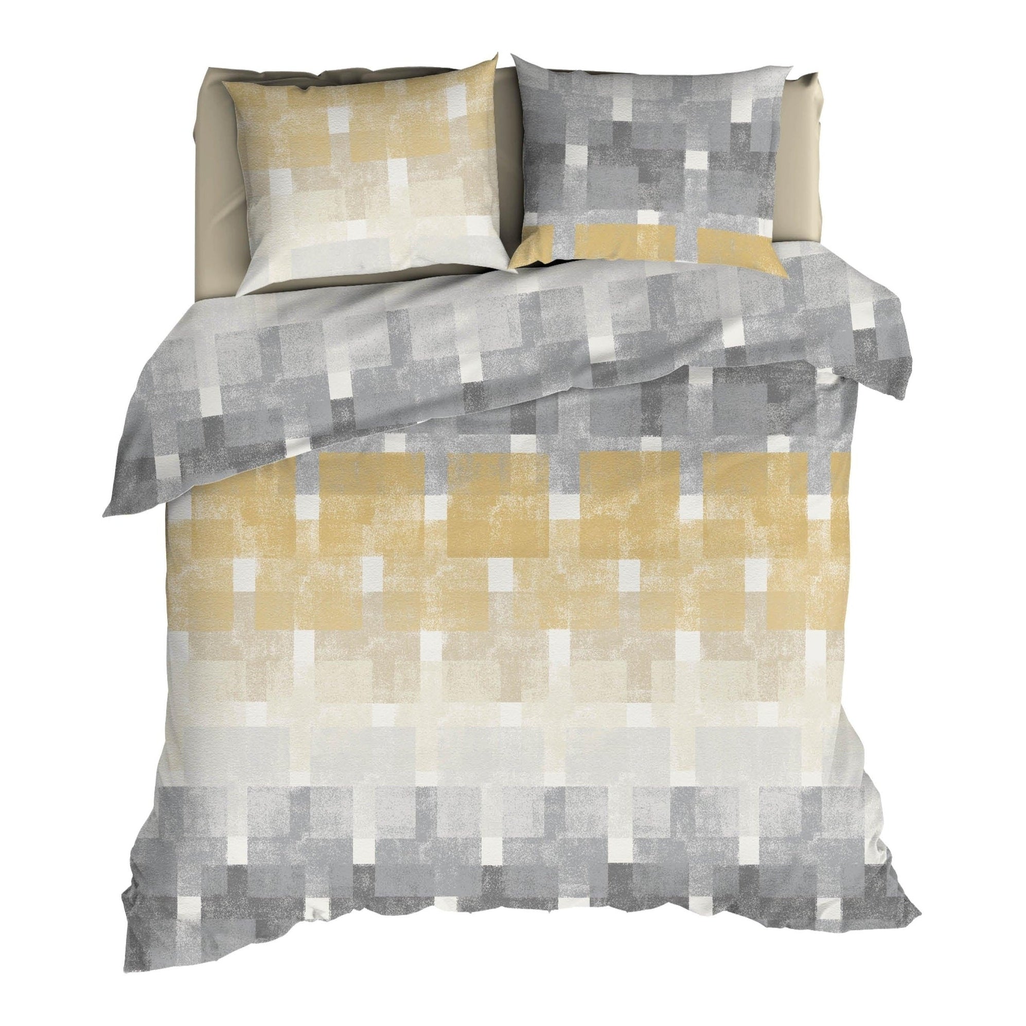 Romanette Dekbedovertrek Brixen Flanel - Bedtextielonline.be