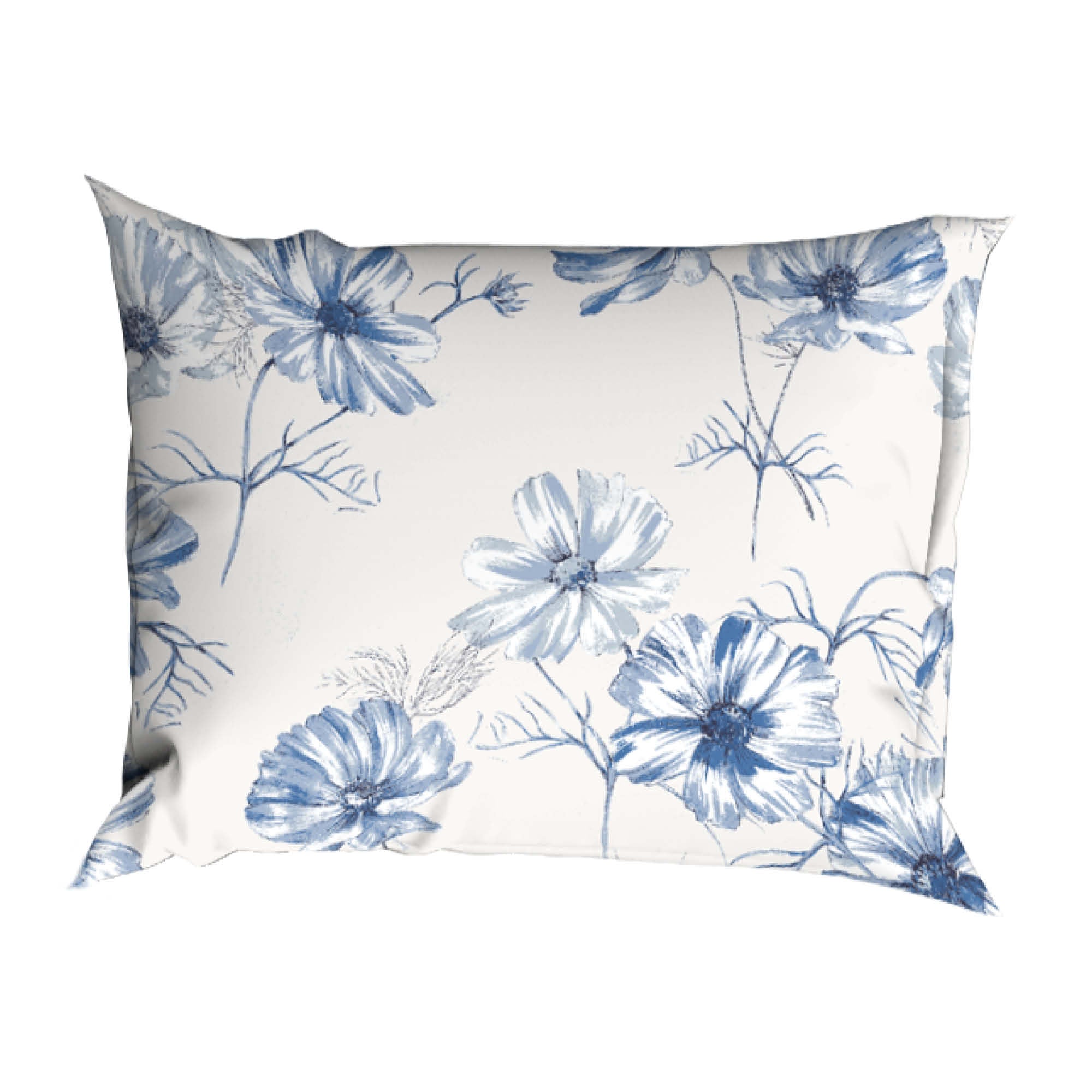 Romanette Dekbedovertrek Katoen Filippa - Blauw