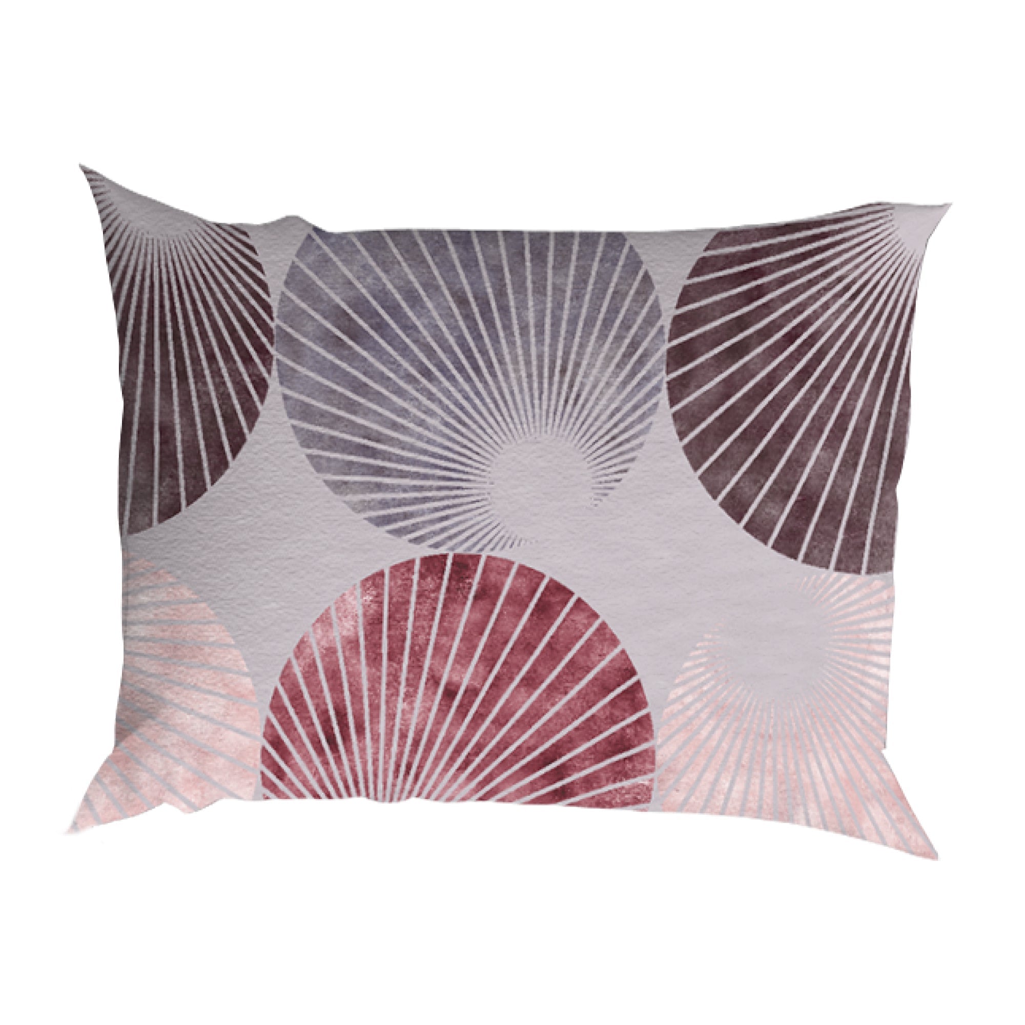 Romanette Bettbezug Flanell Gerlos Grau/Bordo