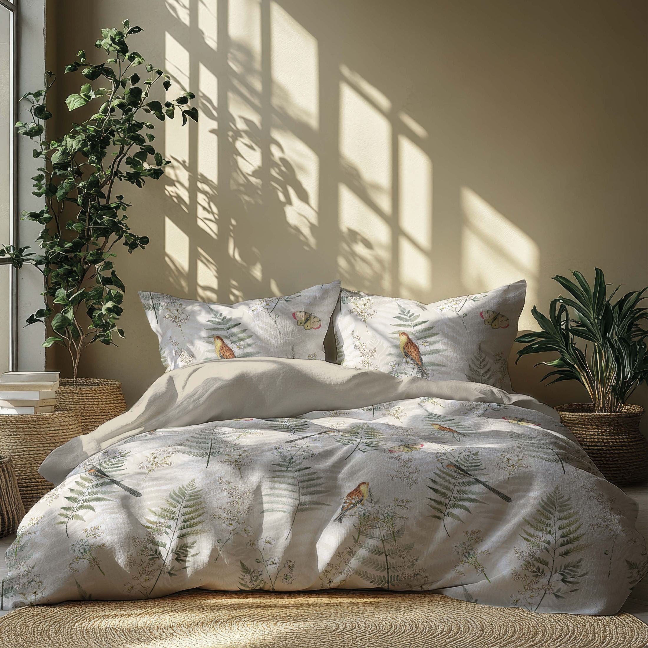 Satin d'Or Dekbedovertrek Satijn Idyllic Multi