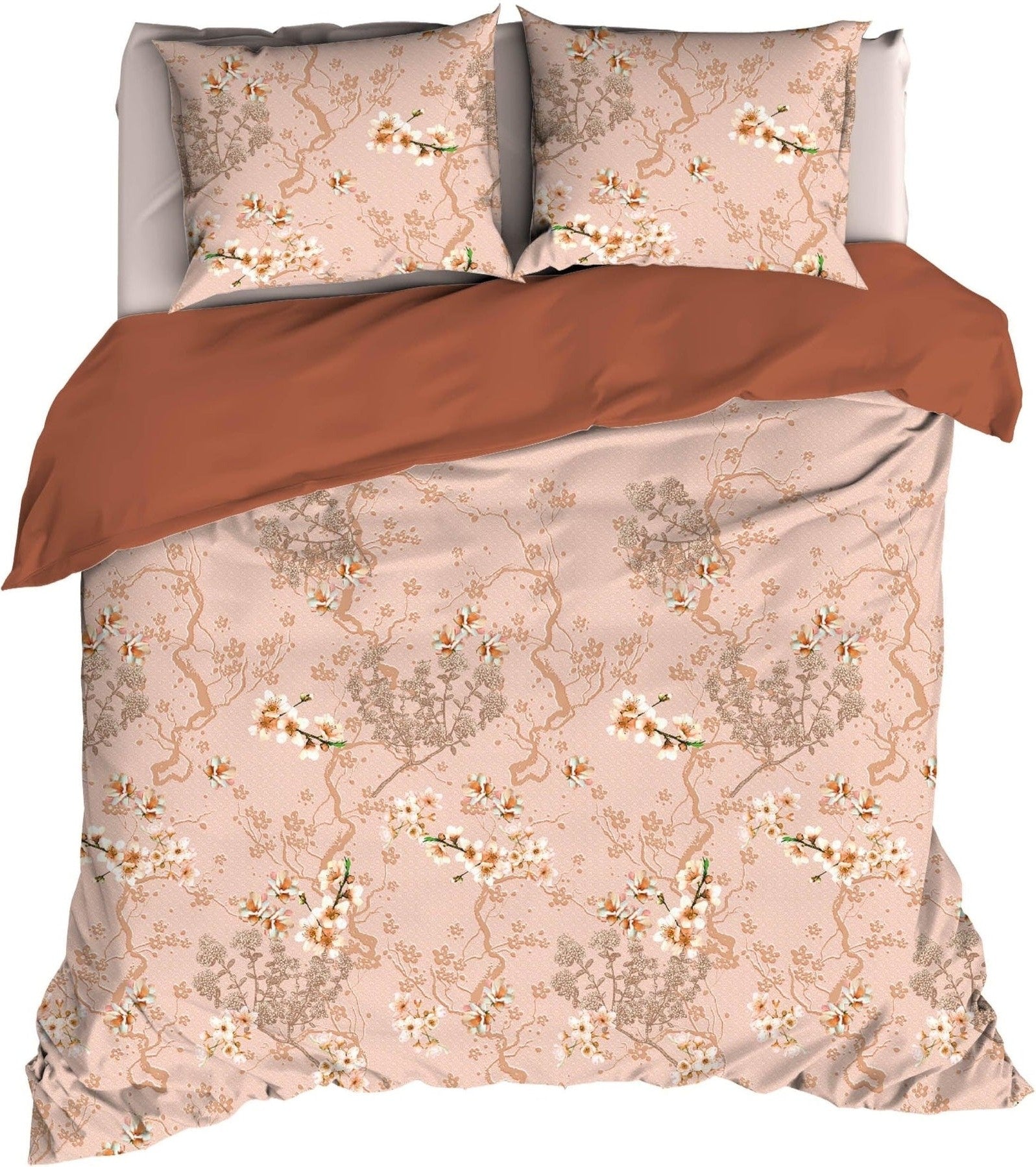 Satin d'Or Dekbedovertrek Naoki Copper Satijn - Bedtextielonline.be