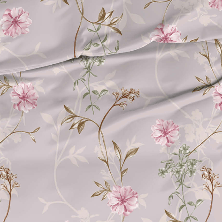 Satin d'Or Dekbedovertrek Satijn Raisa Rose